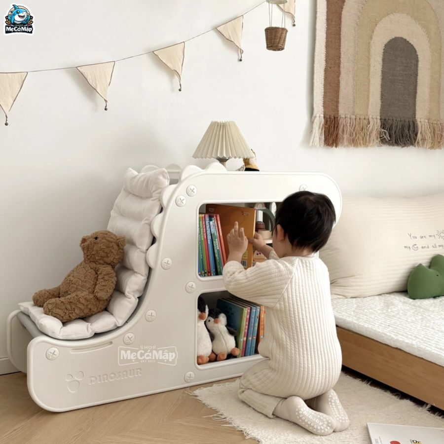 Kệ để đồ đa năng E014 kèm ghế ngồi