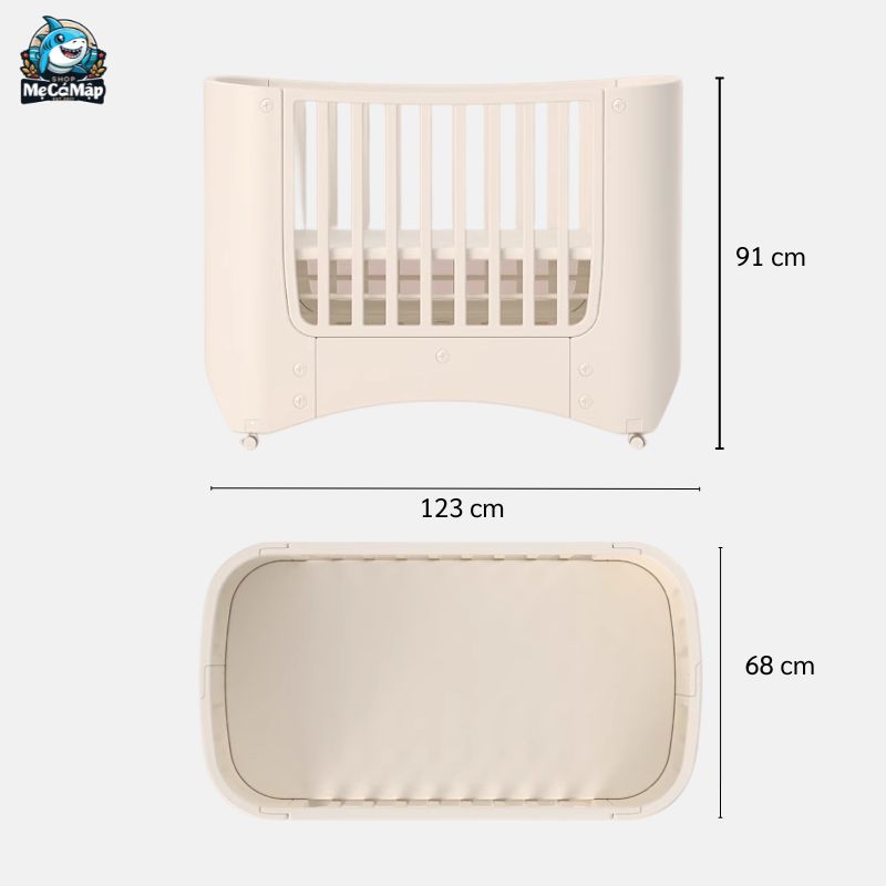 [Hướng dẫn] Chọn kích thước nôi em bé chuẩn theo từng lứa tuổi