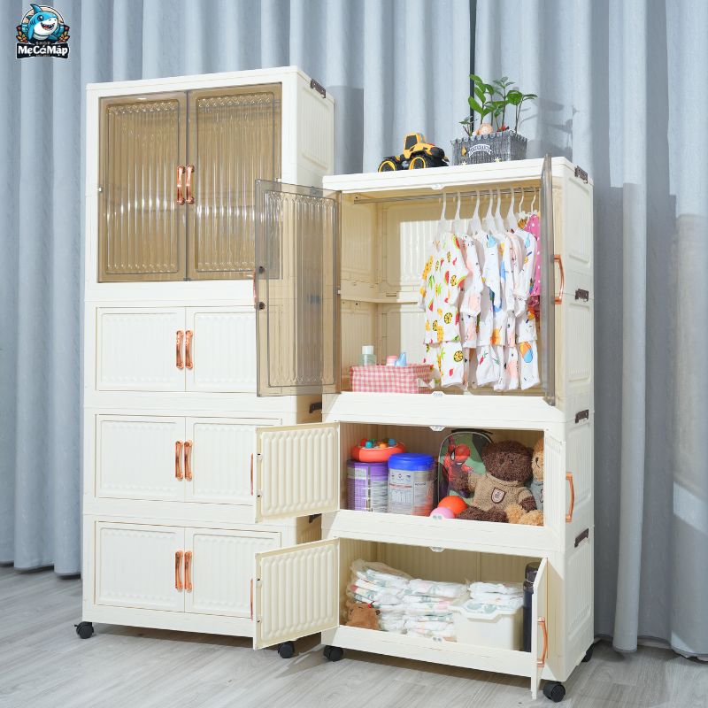 [Tư vấn chi tiết] Nên mua tủ nhựa loại nào cho bé?