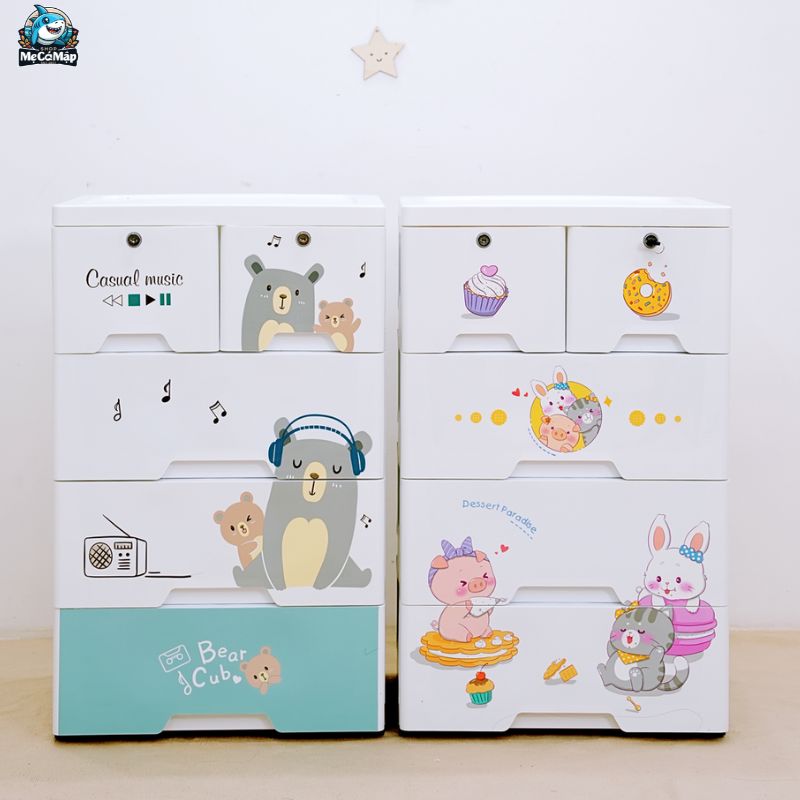 [Tư vấn chi tiết] Nên mua tủ nhựa loại nào cho bé?