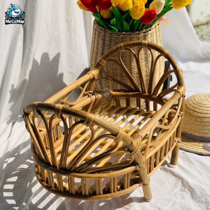 Top 20+ mẫu nôi mây đẹp, an toàn cho trẻ sơ sinh