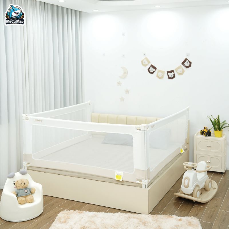 So sánh thanh chắn giường, quây chắn giường và màn chống ngã