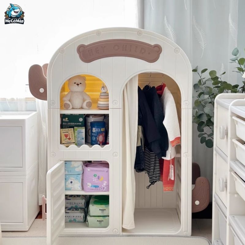 Mách mẹ cách chọn tủ nhựa cho bé gái phù hợp, được ưa chuộng 2026