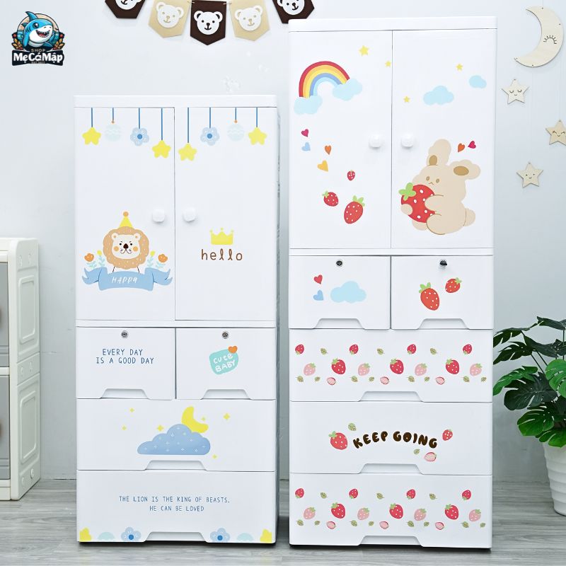 Mách mẹ cách chọn tủ nhựa cho bé gái phù hợp, được ưa chuộng 2026