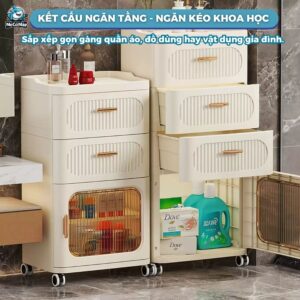Tủ nhựa ngăn kéo 2/3/4/ tầng HC23-M