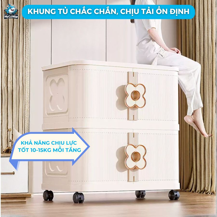 Tủ nhựa ngăn kéo 3/4/5 tầng HC24-M