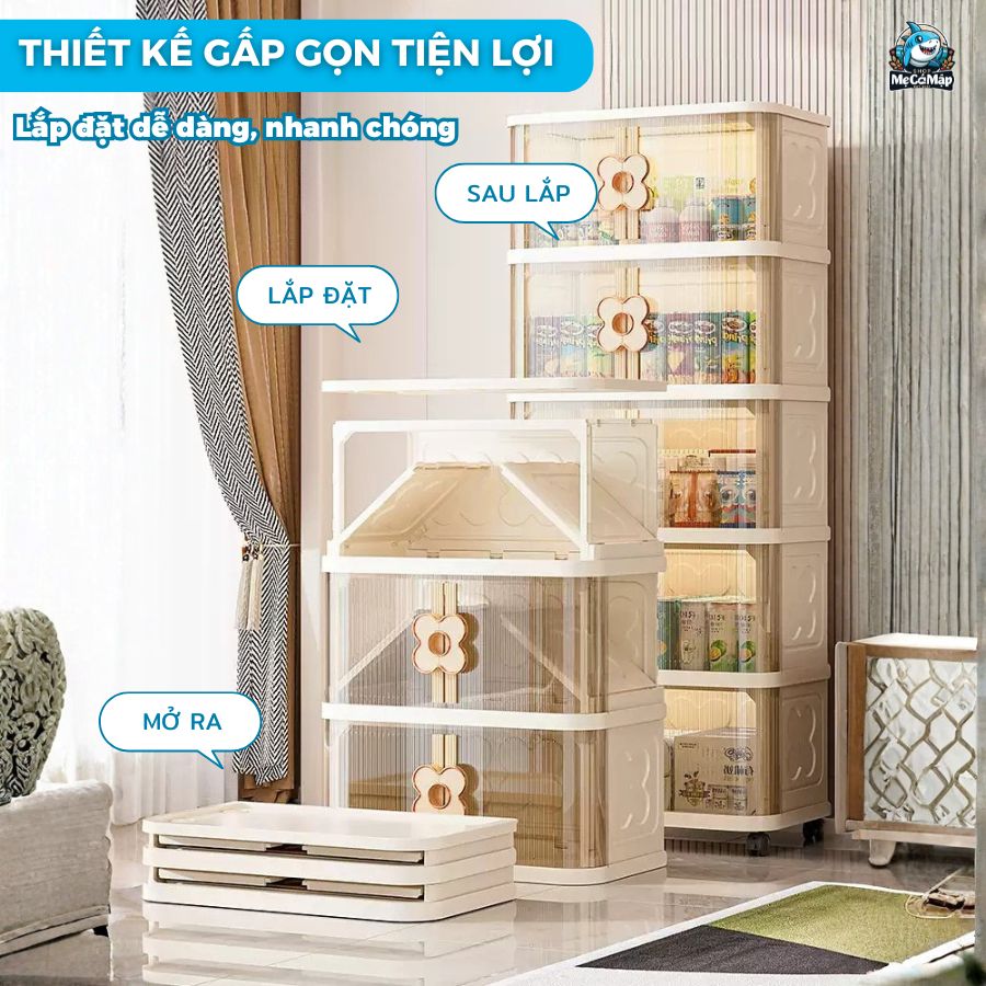 Tủ nhựa ngăn kéo 3/4/5 tầng HC24-M