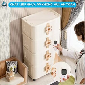 Tủ nhựa ngăn kéo 3/4/5 tầng HC24-M
