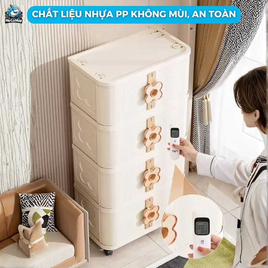 Tủ nhựa ngăn kéo 3/4/5 tầng HC24-M