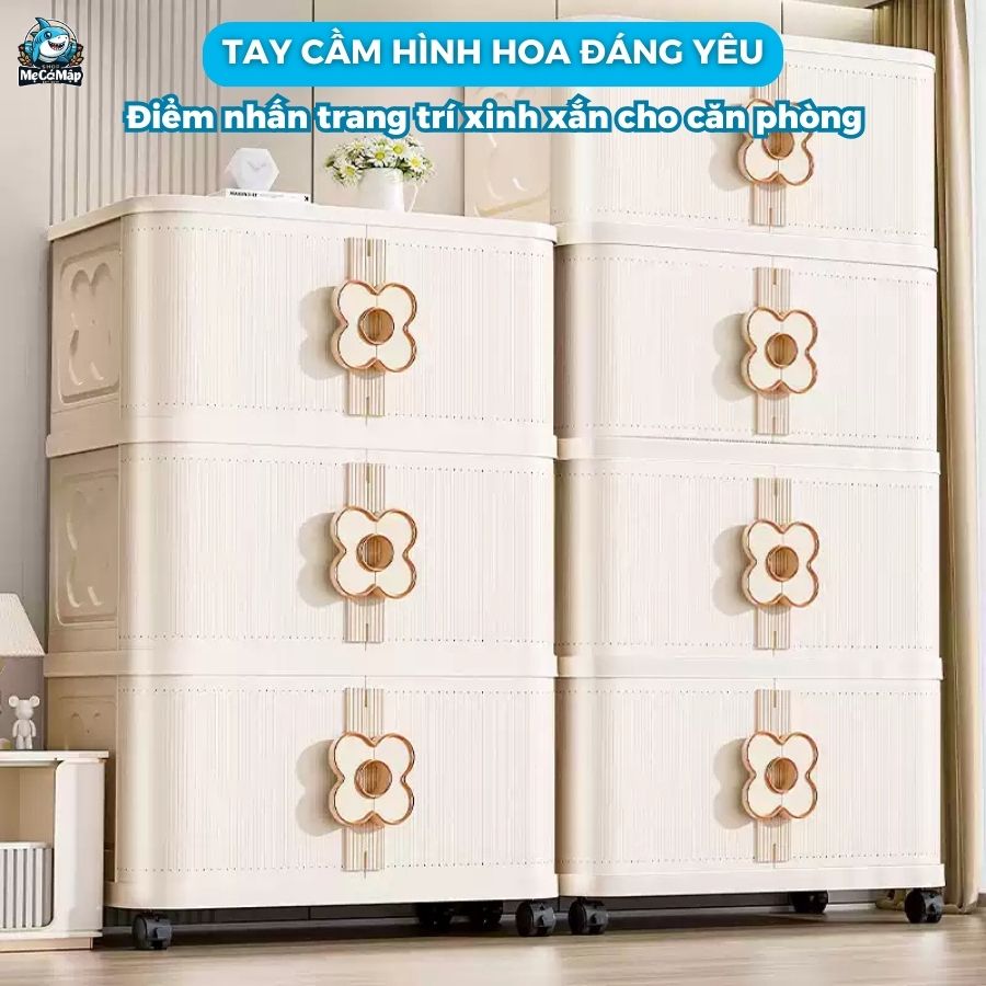 Tủ nhựa ngăn kéo 3/4/5 tầng HC24-M
