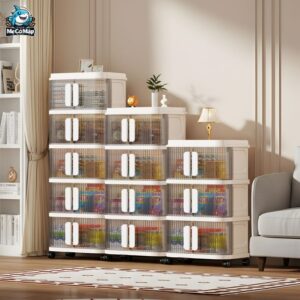 Tủ nhựa 3/4/5/6 tầng gấp gọn HC22-M