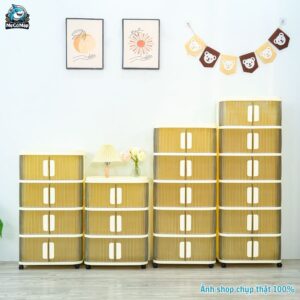 Tủ nhựa 3/4/5/6 tầng gấp gọn HC22-M