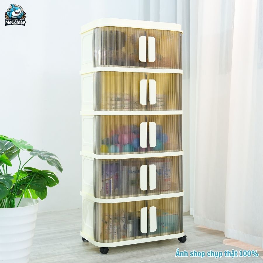 Tủ nhựa 3/4/5/6 tầng gấp gọn HC22-M