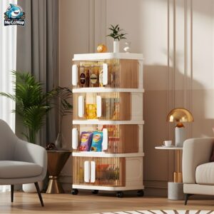 Tủ nhựa 3/4/5/6 tầng gấp gọn HC22-M