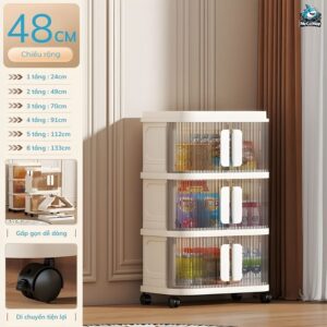 Tủ nhựa 3/4/5/6 tầng gấp gọn HC22-M