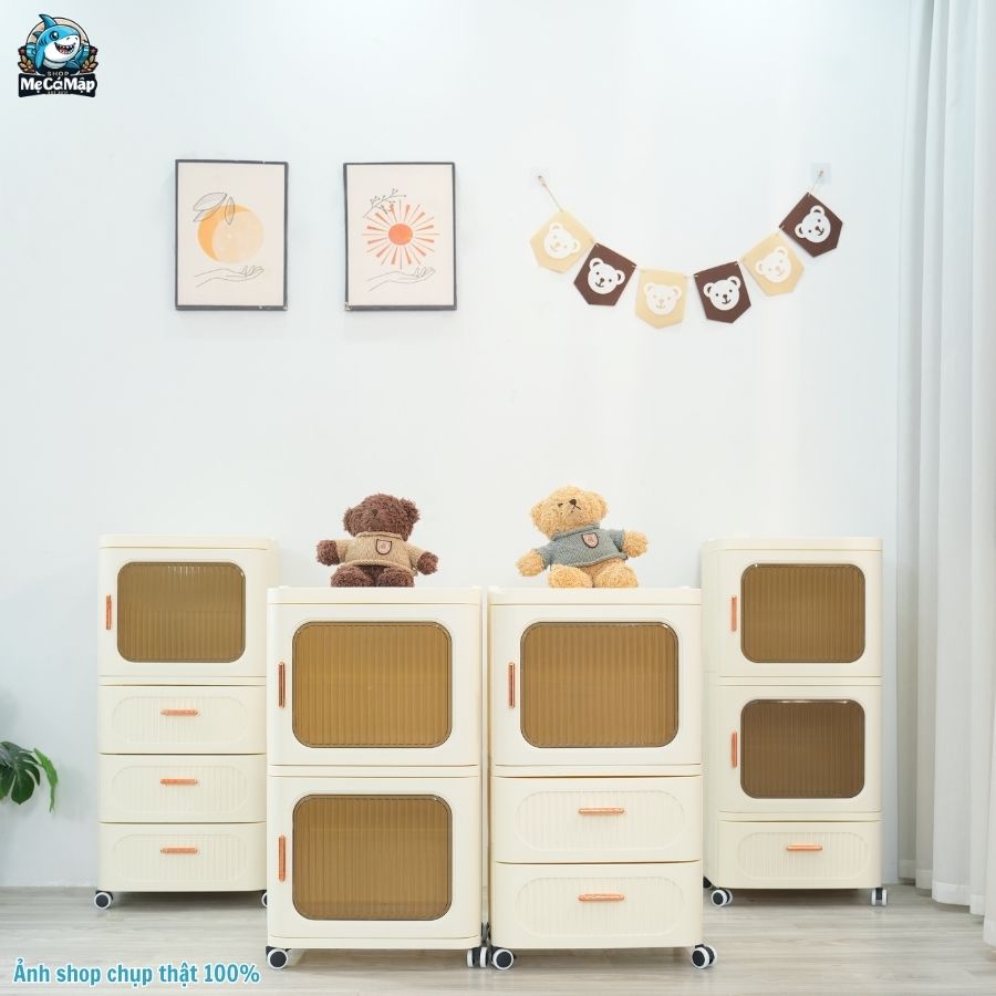 Tủ nhựa ngăn kéo 2/3/4/ tầng HC23-M