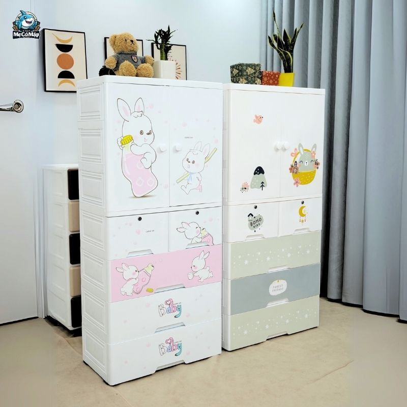 Top 60+ mẫu tủ nhựa trắng cho bé đẹp, an toàn và bán chạy 2026