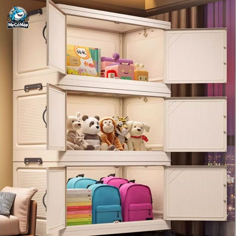 Top 60+ mẫu tủ nhựa trắng cho bé đẹp, an toàn và bán chạy 2026