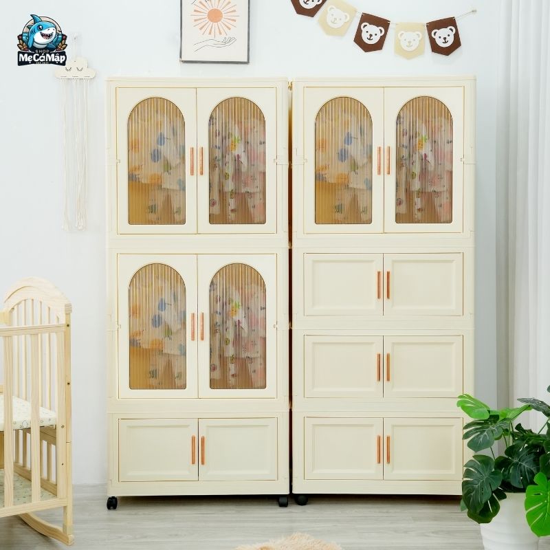 Top 60+ mẫu tủ nhựa trắng cho bé đẹp, an toàn và bán chạy 2026