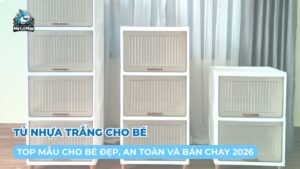 Top 60+ mẫu tủ nhựa trắng cho bé đẹp, an toàn và bán chạy 2026