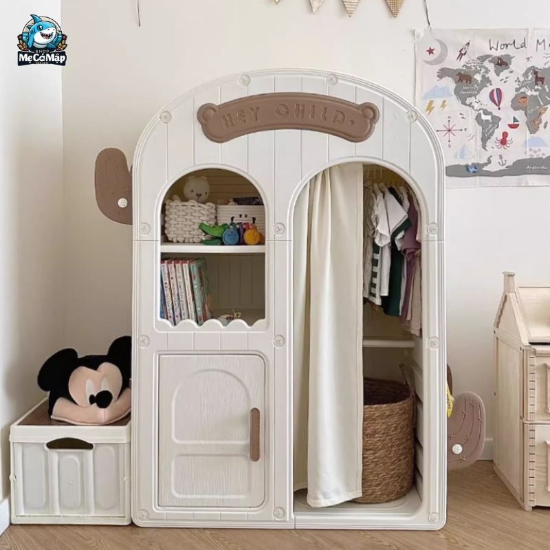 Top 60+ mẫu tủ nhựa trắng cho bé đẹp, an toàn và bán chạy 2026