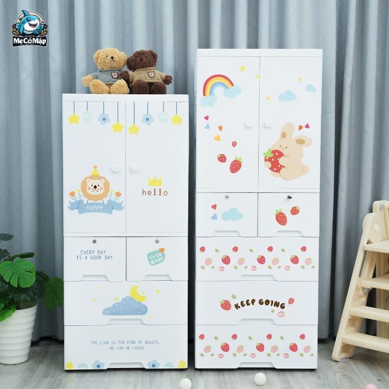 Top 60+ mẫu tủ nhựa trắng cho bé đẹp, an toàn và bán chạy 2026