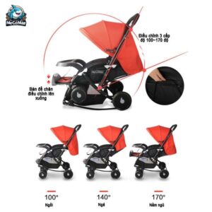 xe đẩy baobaohao 720N gấp gọn 2 chiều