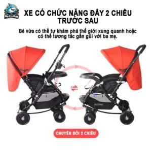 xe đẩy baobaohao 720N gấp gọn 2 chiều