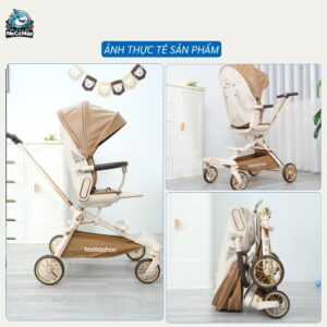 Xe đẩy Baobaohao gấp gọn 2 chiều V16 Plus