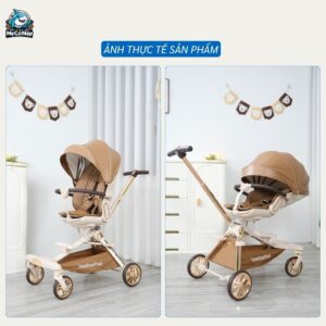 Xe đẩy Baobaohao gấp gọn 2 chiều V16 Plus