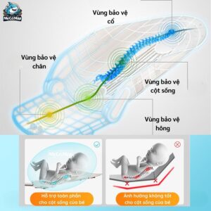 Xe đẩy Baobaohao gấp gọn 2 chiều V16 Plus