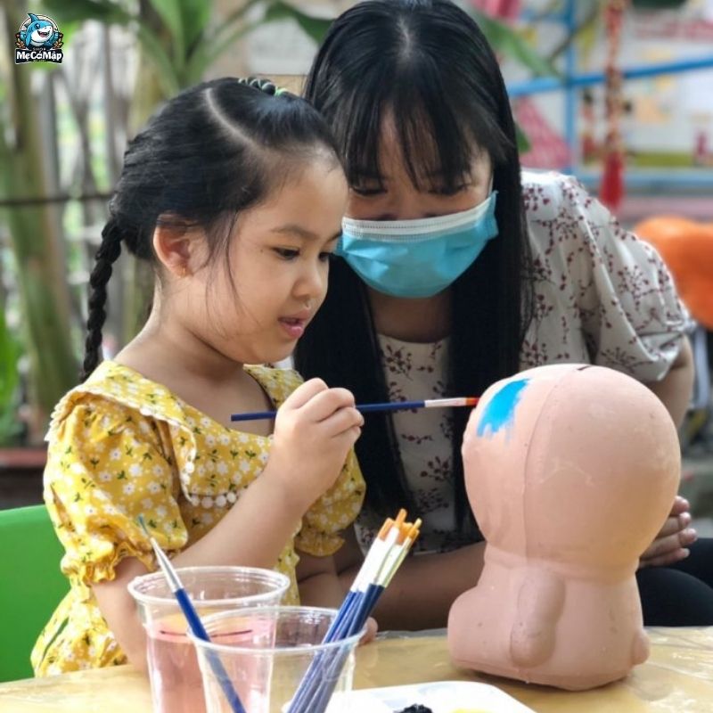 Hướng dẫn tô heo đất cho bé không lem, lên màu chuẩn