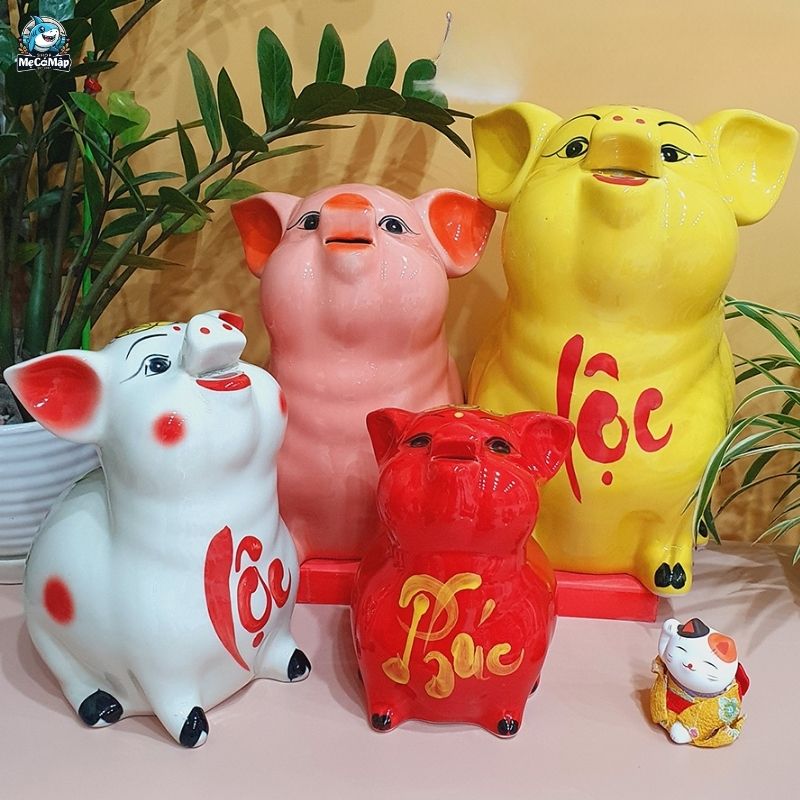 Tổng hợp những mẫu trang trí heo đất cho bé đơn giản tại nhà