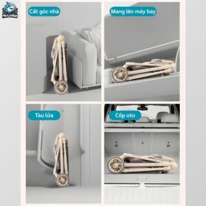 Xe đẩy gấp gọn 2 chiều Baobaohao A12