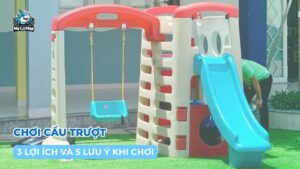 Có nên cho bé chơi cầu trượt? 3 lợi ích và 5 lưu ý khi chơi