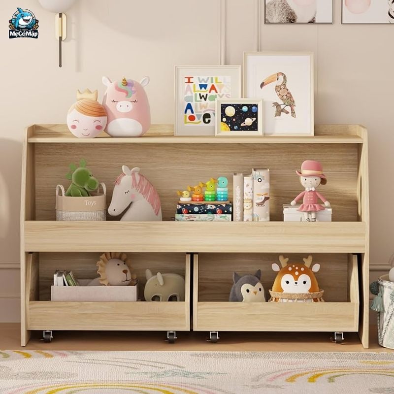 [Chia sẻ] 5 tiêu chí quan trọng khi chọn mua kệ để sách gỗ cho bé