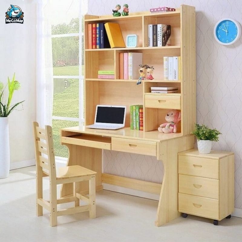 [Chia sẻ] 5 tiêu chí quan trọng khi chọn mua kệ để sách gỗ cho bé