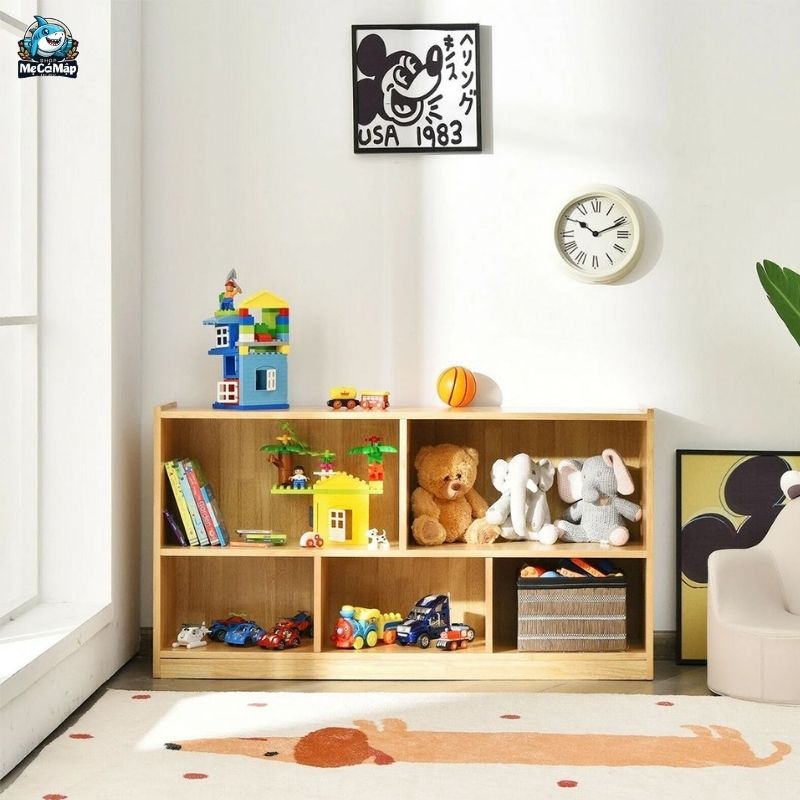 [Chia sẻ] 5 tiêu chí quan trọng khi chọn mua kệ để sách gỗ cho bé