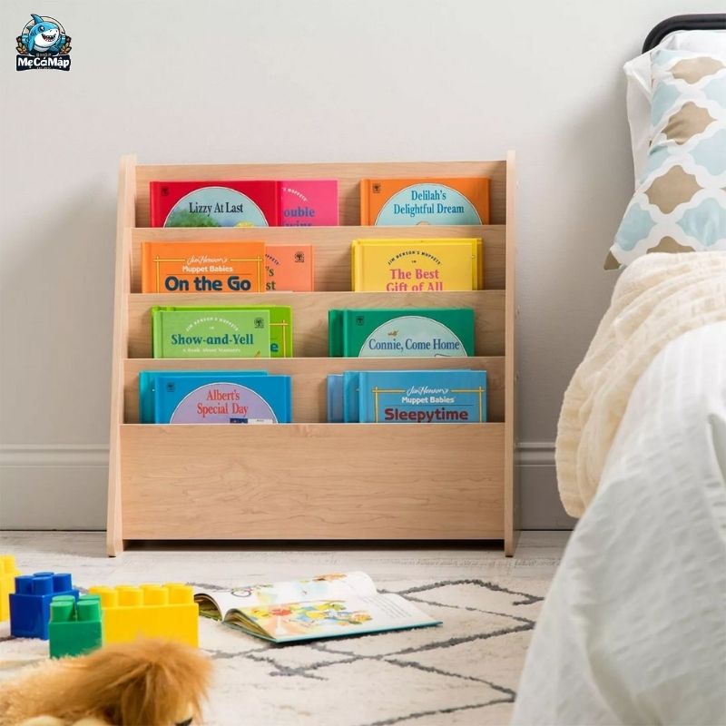 [Chia sẻ] 5 tiêu chí quan trọng khi chọn mua kệ để sách gỗ cho bé