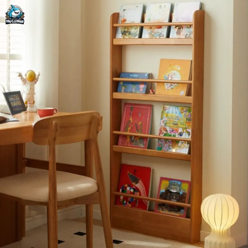 [Chia sẻ] 5 tiêu chí quan trọng khi chọn mua kệ để sách gỗ cho bé