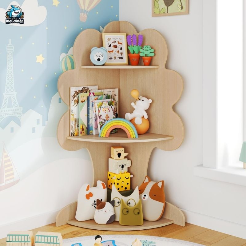 [Chia sẻ] 5 tiêu chí quan trọng khi chọn mua kệ để sách gỗ cho bé