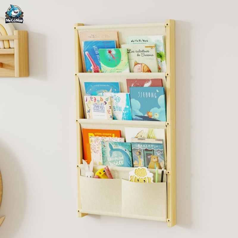 [Chia sẻ] 5 tiêu chí quan trọng khi chọn mua kệ để sách gỗ cho bé