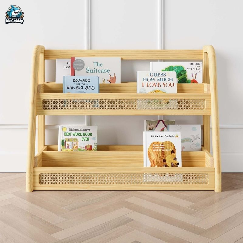 [Chia sẻ] 5 tiêu chí quan trọng khi chọn mua kệ để sách gỗ cho bé