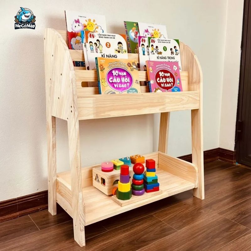 [Giải đáp] Nên mua kệ đựng sách nào cho bé 5 tuổi?