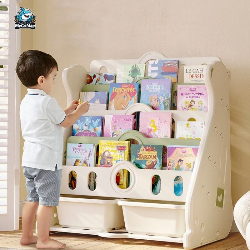 [Giải đáp] Nên mua kệ đựng sách nào cho bé 5 tuổi?