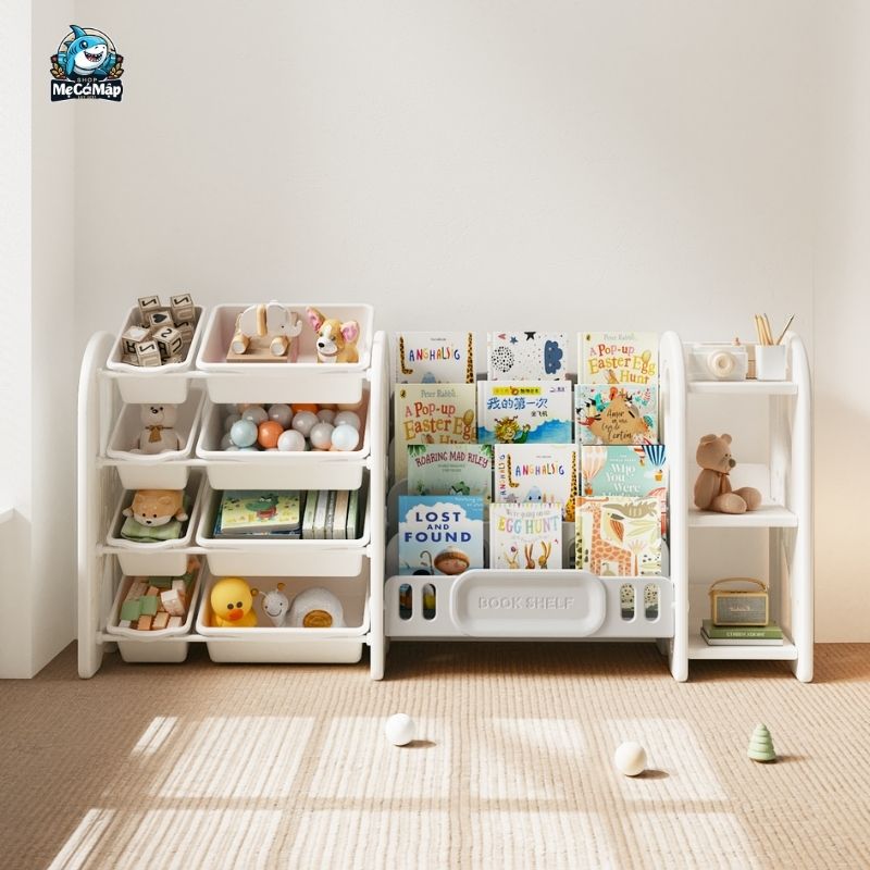 [Giải đáp] Nên mua kệ đựng sách nào cho bé 5 tuổi?