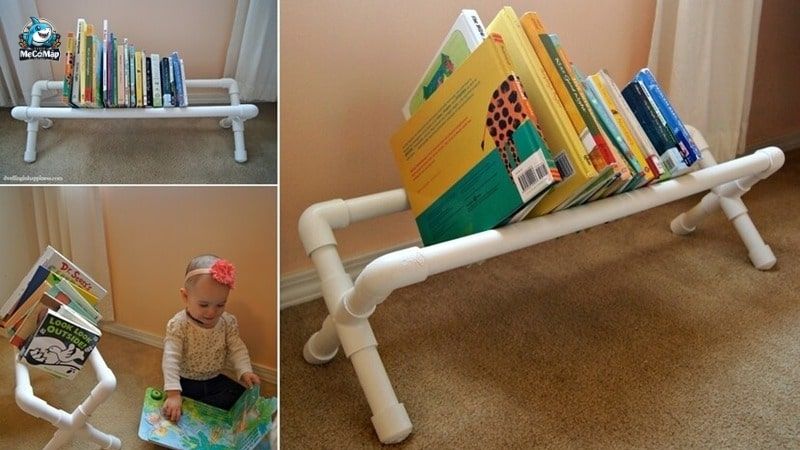 Tổng hợp 14 cách tự làm kệ sách cho bé đơn giản, độc đáo tại nhà
