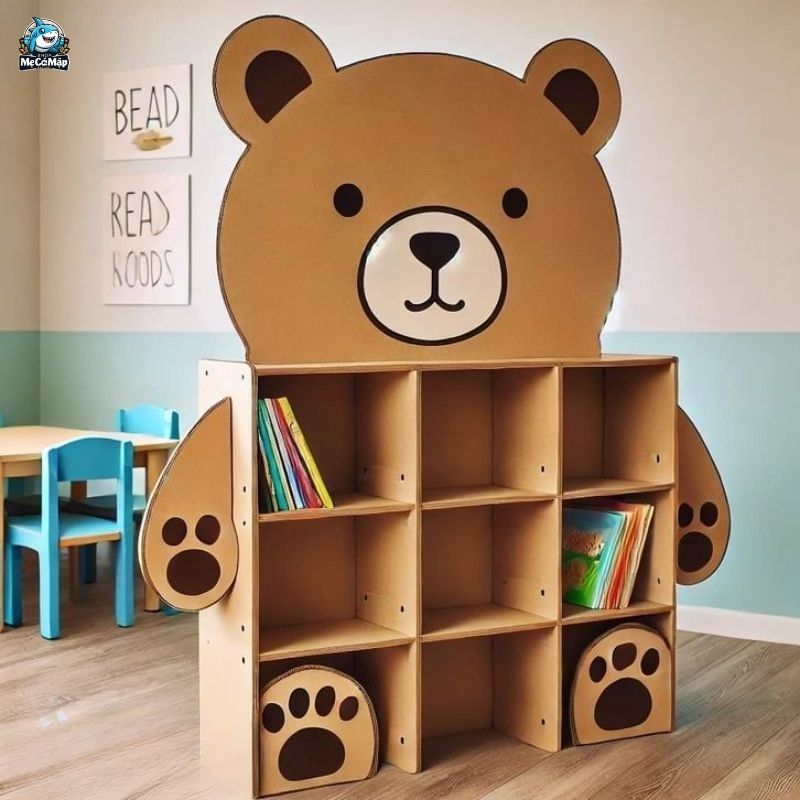 Tổng hợp 14 cách tự làm kệ sách cho bé đơn giản, độc đáo tại nhà