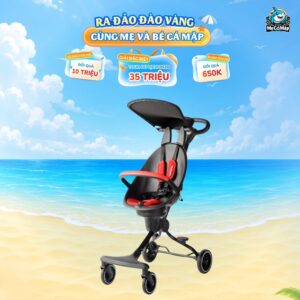 Xe đẩy Baobaohao V5b gấp gọn 2 chiều