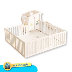 Quây cũi nhựa Pakey BabyHome NC02 + Ngôi nhà BabyHome NC02